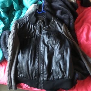 Leather jacket